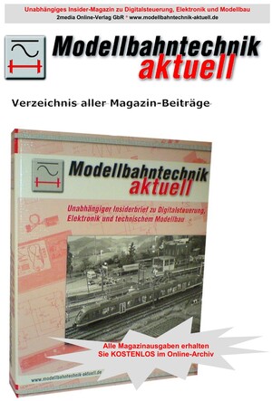 Beitragsübersicht Magazin Modellbahntechnik aktuell