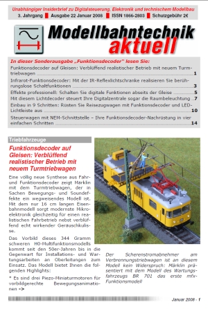 Modellbahntechnik aktuell Ausgabe 22