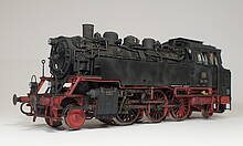 Dieses perfekte Modell einer Dampflok der Baureihe 64 von Sebastian Mühlbach gewann den Modellbau-Star in der Kategorie „Auf den Schienen“