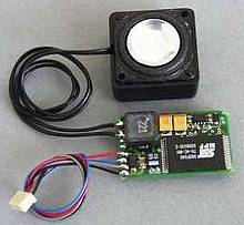 Sounddecoder mit Lautsprecher, Hersteller ESU (LokSound), geeignet für Spur H0
