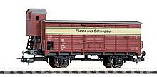 #58908 Ged. Güterwagen G02 „Plaste aus Schkopau“ DR IV